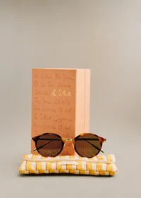 Lunettes de soleil Bonnie - Ecailles et Doré — view 2