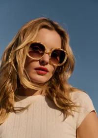 Lunettes de soleil Georgia - Écaille Jaune — view 3