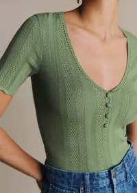 Maille Alix - Vert jade — view 2