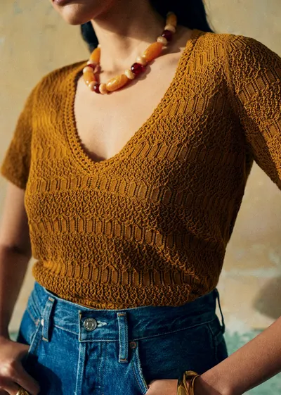 Maille Andy - Mordoré