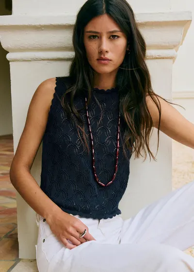 Maille Mathilda - Marine