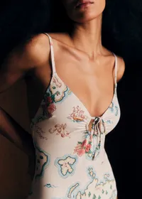 Maillot de Bain Floralia - Sézane x Inoui Editions - Imprimé Cartes Du Monde — view 2
