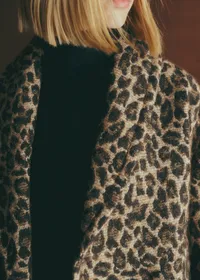 Manteau Ambre - Jacquard Leopard — view 2