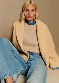 Manteau Ambre - Jaune Pastel - Création Solidaire — view 2