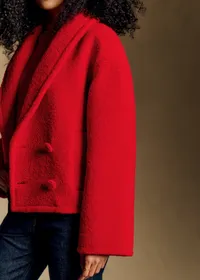 Manteau Ambre - Rouge Vif — view 2