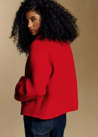 Manteau Ambre - Rouge Vif — view 4