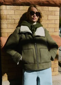 Manteau Calixte - Kaki — view 2