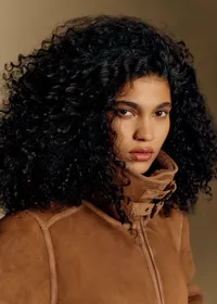 Manteau Calixte - Marron — view 2