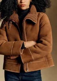 Manteau Calixte - Marron — view 5