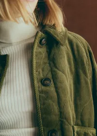 Manteau Cartys - Kaki — view 2
