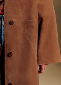 Manteau Clyde - Camel Daim — view 5