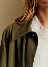 Manteau Clyde - Kaki Foncé — view 2
