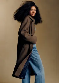 Manteau Clyde - Taupe — view 2
