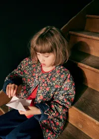 Manteau Farel - Imprimé Poppies — view 3