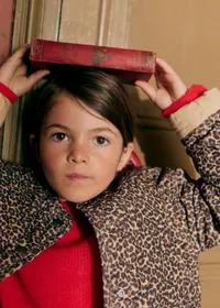 Manteau Farel - Léopard Beige — view 3
