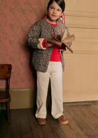 Manteau Farel - Léopard Beige — view 4