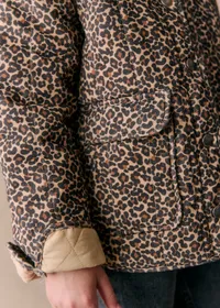 Manteau Farel - Léopard Beige — view 5