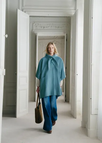 Manteau Gabriello - Bleu Chambray