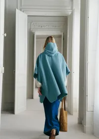 Manteau Gabriello - Bleu Chambray — view 3
