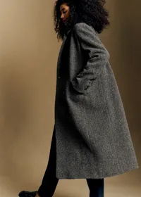 Manteau Jefferson - Noir Gris — view 3