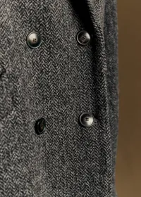 Manteau Jefferson - Noir Gris — view 4