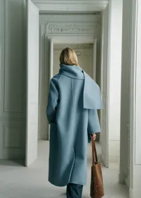 Manteau Kais - Bleu Gris — view 2