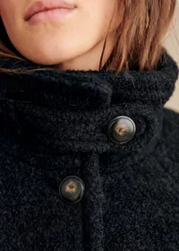 Manteau Léo - Noir — view 4