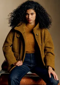 Manteau Léo - Vert Bronze — view 2