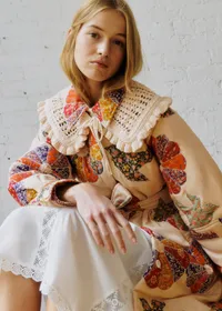 Manteau Ludwig - Sézane x SEA NY - Patchwork Woodstock — view 4