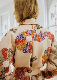 Manteau Ludwig - Sézane x SEA NY - Patchwork Woodstock — view 5
