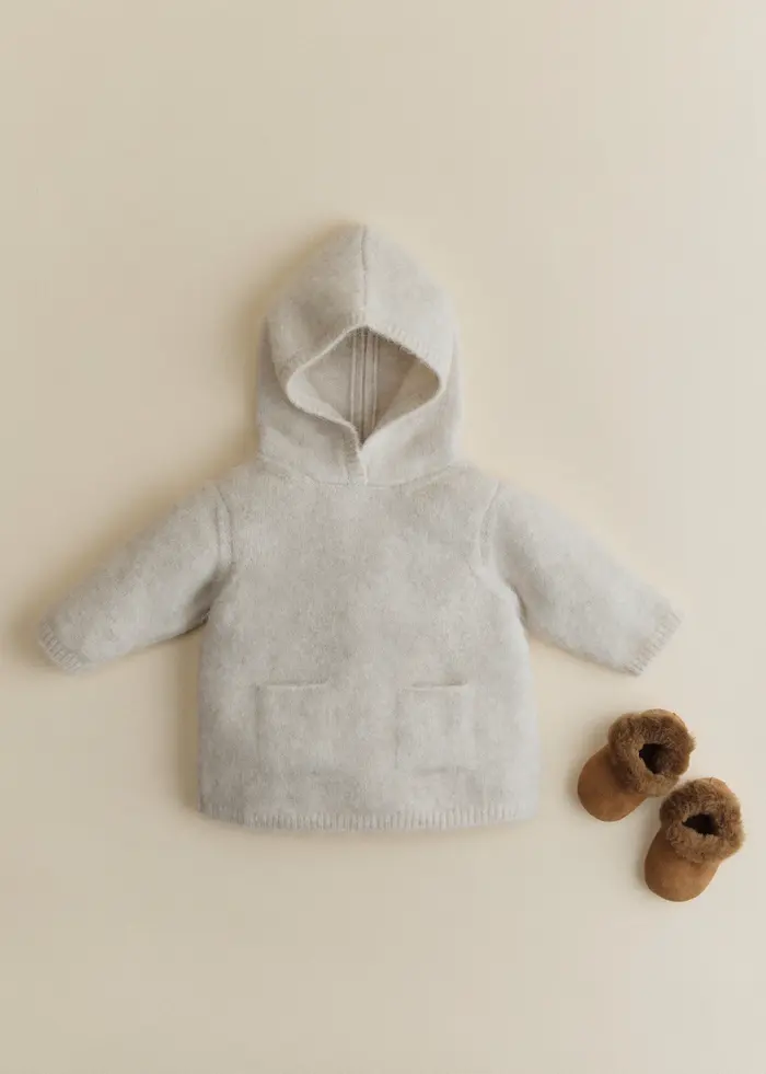 Manteau Maille Ourson - Naturel