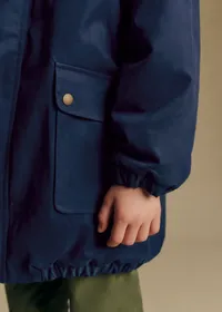 Manteau Oscar - Bleu Marine — view 5