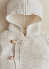 Manteau Panda - Ecru — view 2