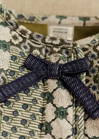 Manteau Sari - Petit Sézane x Antoinette Poisson - Imprimé Patchwork Dominote — view 5