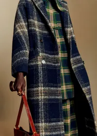 Manteau Viktor - Carreaux bleu — view 2