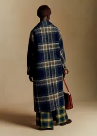 Manteau Viktor - Carreaux bleu — view 3