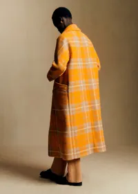 Manteau Viktor - Carreaux Jaune - Création Solidaire — view 2