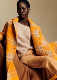 Manteau Viktor - Carreaux Jaune - Création Solidaire — view 3