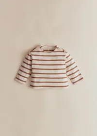 Marinière Colette - Ecru / Caramel — view 2