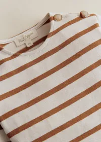 Marinière Colette - Ecru / Caramel — view 3