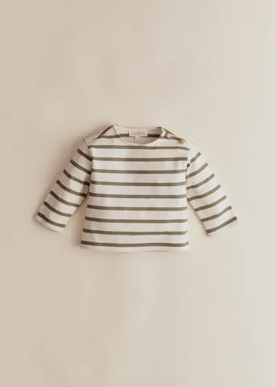 Marinière Colette - Ecru / Kaki
