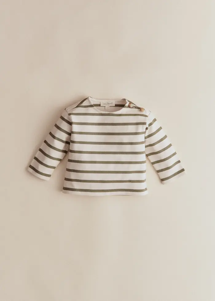 Marinière Colette - Ecru / Kaki