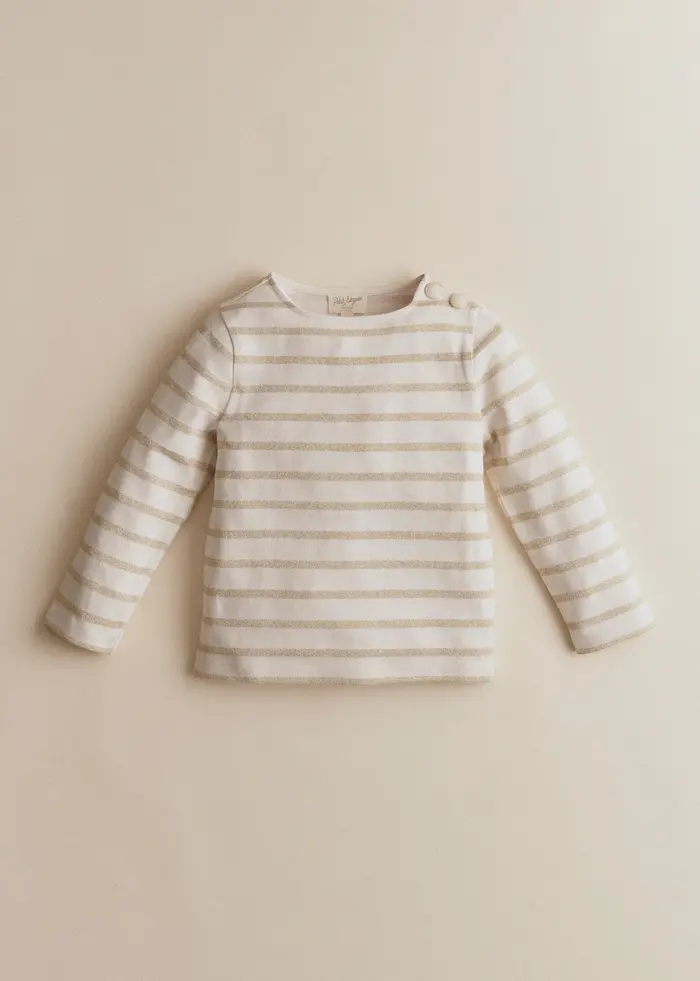 Marinière Colette - Ecru / doré