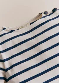 Marinière Colette - Écru / Marine — view 2