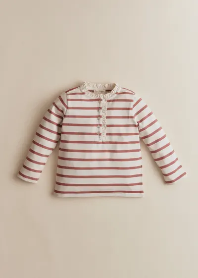 Marinière Gaël - Ecru / Bois De Rose