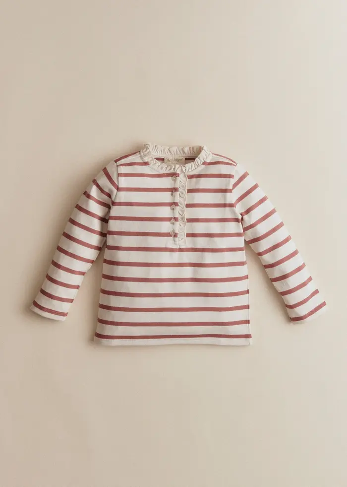 Marinière Gaël - Ecru / Bois De Rose