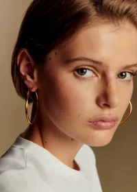 Maxi Anneaux Eva - Doré — view 5