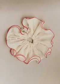Maxi chouchou voile - Crème — view 2