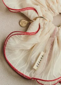 Maxi chouchou voile - Crème — view 3