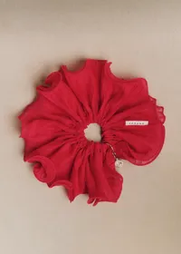 Maxi chouchou voile - Framboise — view 2